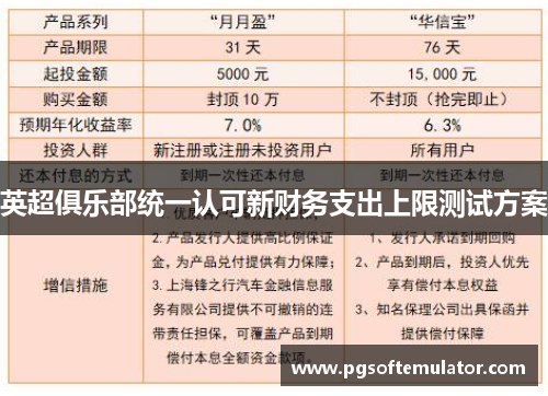 英超俱乐部统一认可新财务支出上限测试方案 英超俱乐部统一认可新财务支出上限测试方案